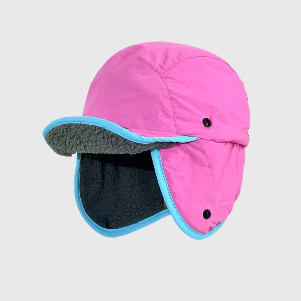 Bomber Hat Earflap Women Men Winter Warm Cap Fleece Lining Headwear Accessory For Cold Weather Outdoor Skiing Sports Fashion