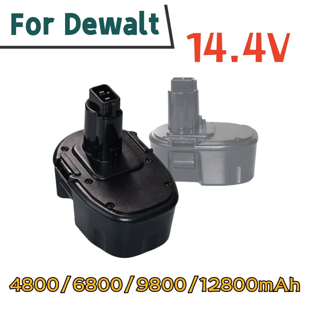 

Ni-MH 4800/6800/9800/12800mAh Replacement Battery for Dewalt 14.4V XRP , DC9091 DC9094 DW9091 DE9091 DE9092 14.4 Volt Cordless