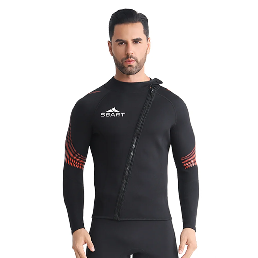 3mm diving suit SBART men's split body diving suit snorkeling surfing winter swimsuit cold insulation top