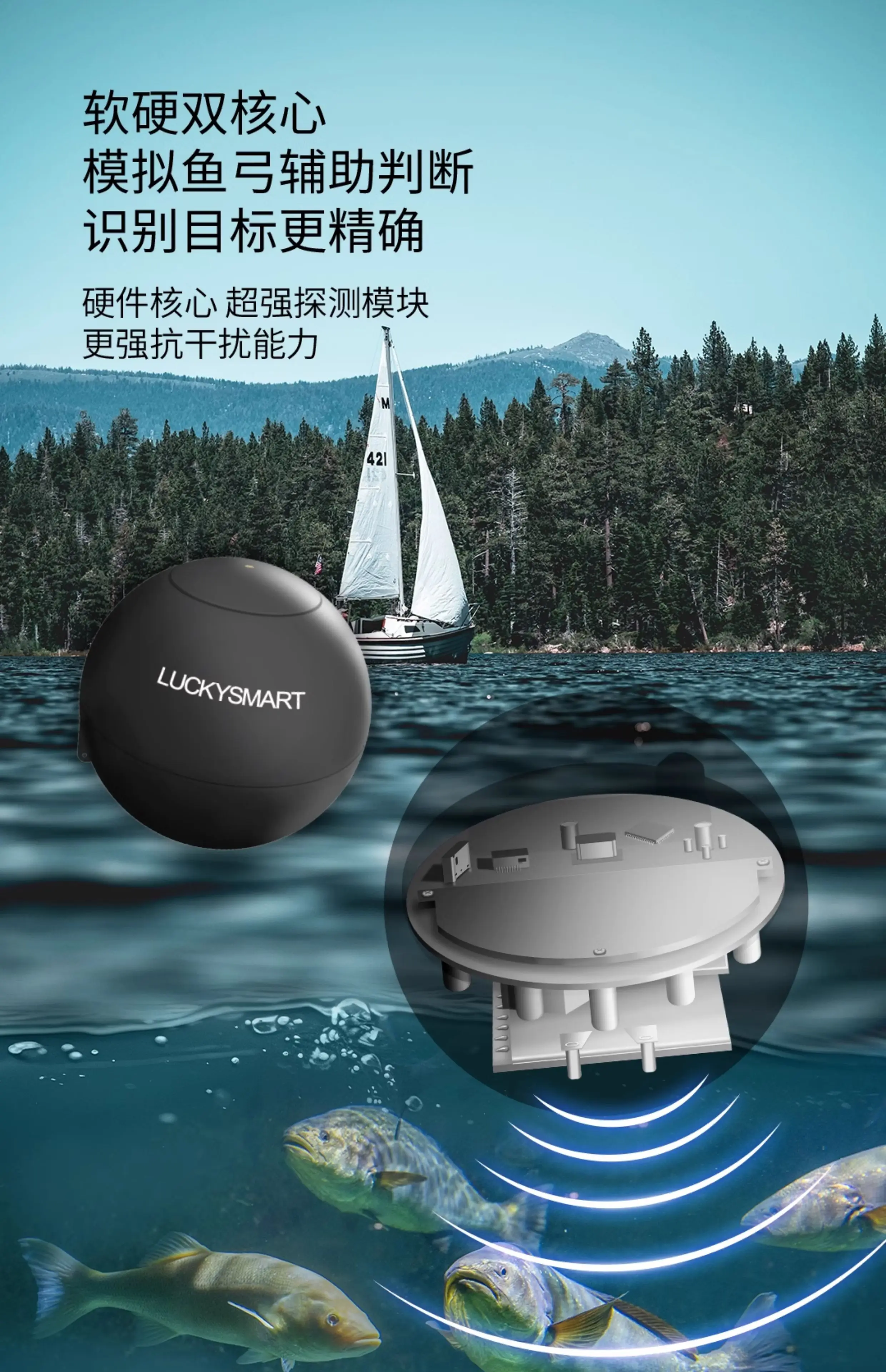 Sonar fish , mobile phone high definition visual probe to find fish 2025 new model