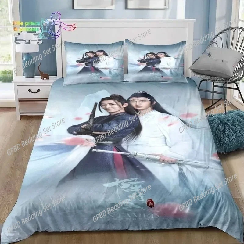 Drama The Untamed Xiao Zhan Wang Yi Bo Bedding Set Bedroom Soft Modern Bedspreads Comefortable Duvet Cover Quilt Pillowcase