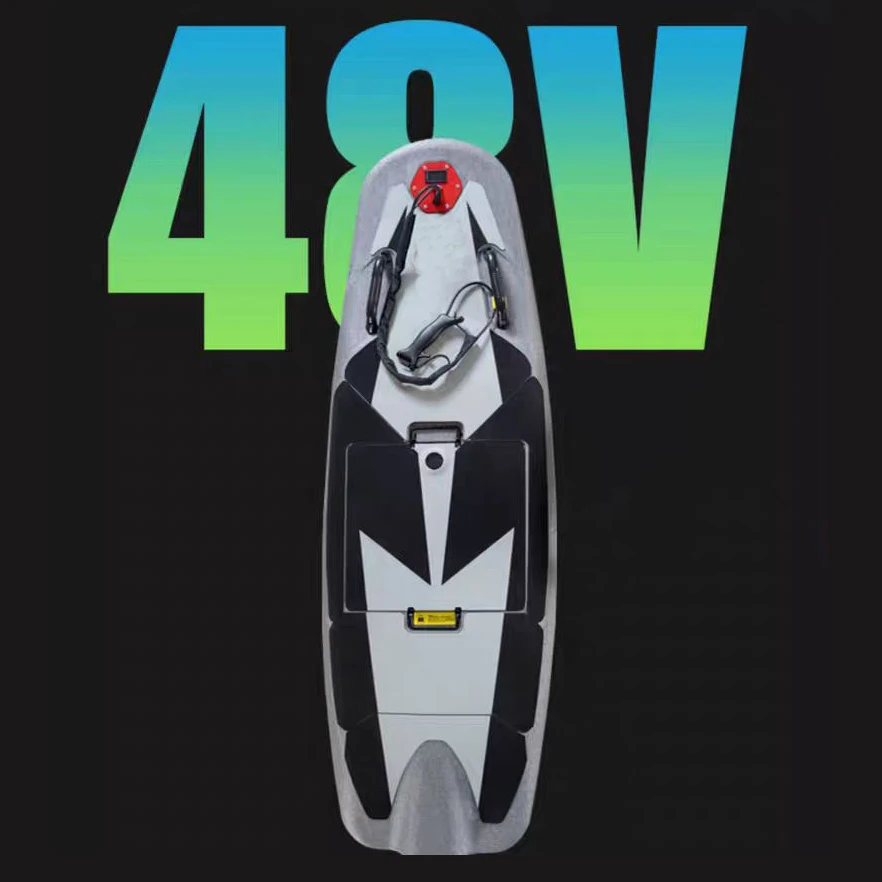 2024 New Design  Electric Jet Board Single Spray Electric Jetboat Electric Surfboard Standing Pedal for High-speed Water Sports