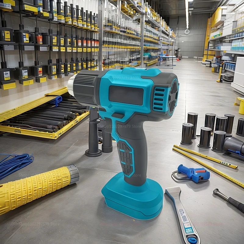 

Аккумуляторный термофен 21В с насадками для рукоделия, DIY-проектов и ремонта, пистолет для горячей клейки, совместимый с аккумуляторами Makita