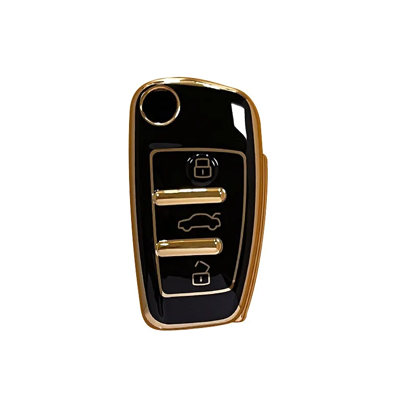 

Golden edged car key case suitable for Chery Arrizo 5GX Tiggo 3X5X key protection case