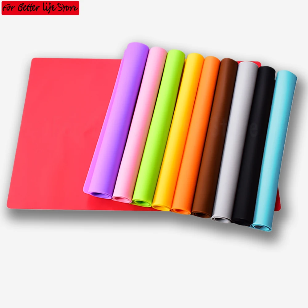 

1piece Silicone Waterproof Placemat Table Matte Heat Insulation Slip Firmly Wash Bar Durable For Kitchen Eating Tools