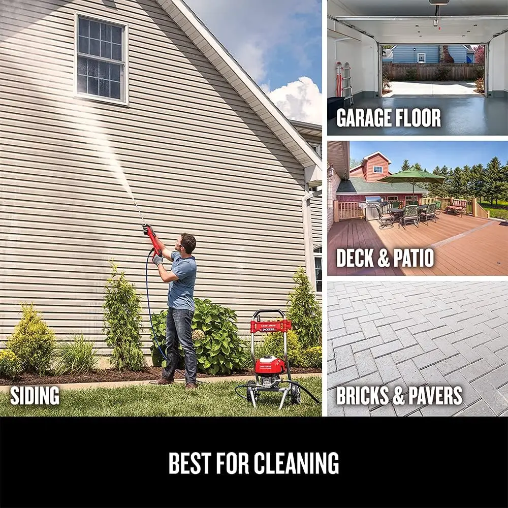 Electric Pressure Washer, Cold Water, 2400-PSI, 1.1-GPM, Corded