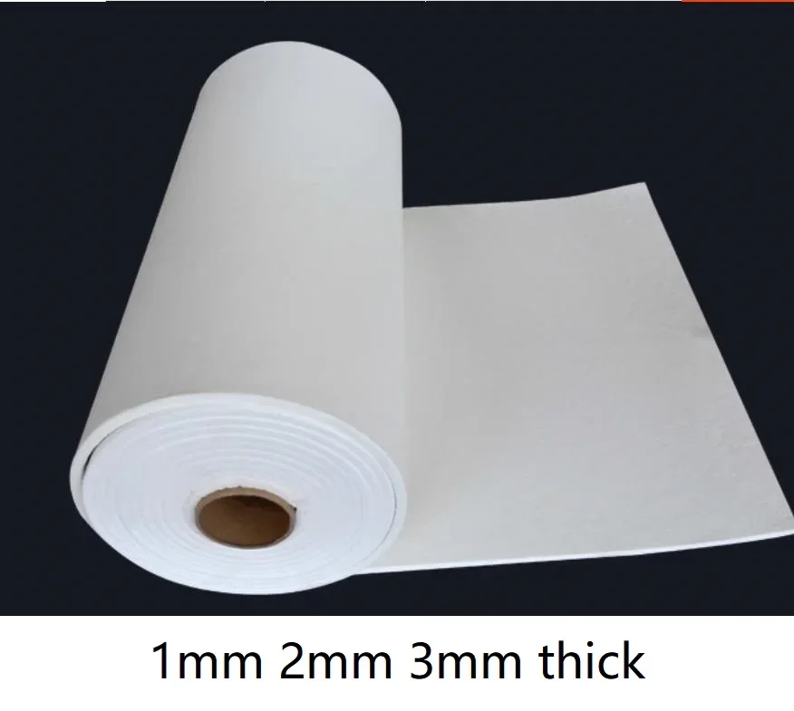 

1mm 2mm 3mm thick aluminium silicate Ceramic fiber paper Flame retardant cotton Electrical sealing fireproof insulation material