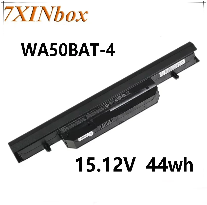 

7XINbox 15.12V 44wh Original Laptop Battery For Clevo WA50BAT-4 4ICR18/65 6-87-WA50S-42L 6-87-WA50S 6-87-WA5RS