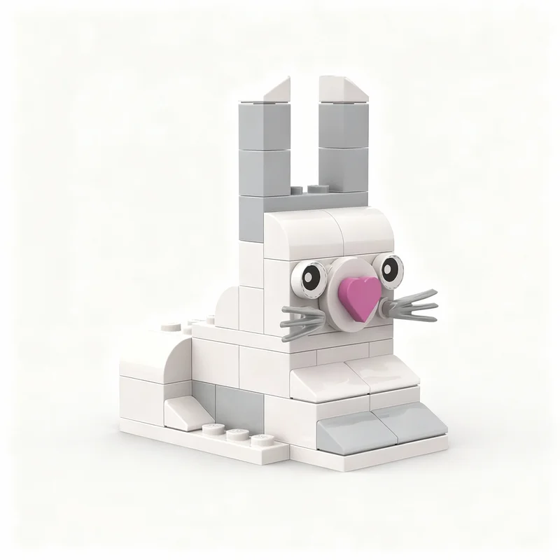 203pcs MOC Classic Easter Model Building Blocks Construction Assemble Toys Christmas Gifts DIY Creative Idea Education Brick