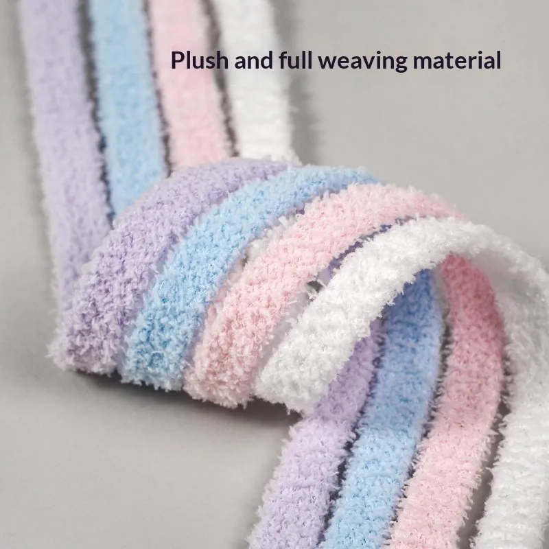 Flat Shoelace Fluffy Shoelaces 1.5CM Width Plush Rope Shoe Laces for Shoes Casual Sneakers 100/120/140/160CM Shoe Accessorie New