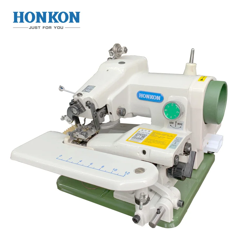 

HK 500 Desk Top Blind Stitch Machine Suitable for All Kinds of Needle Cotton Cloth Chemical Fiber