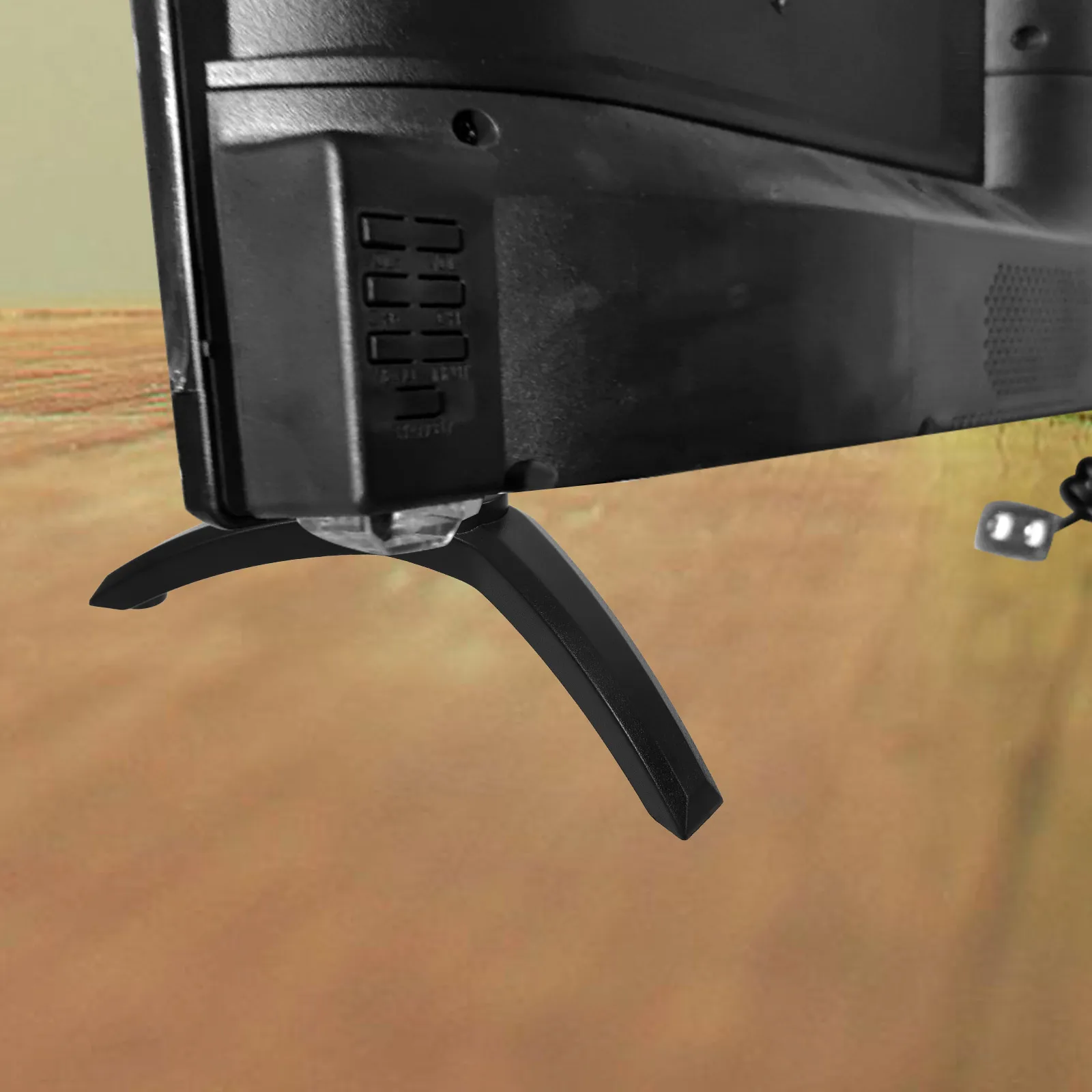 1Set Tv Stand Universal Replacement Base Stable Pedestal Holder Legs Support For Televisions Tabletop Home Entertainment System