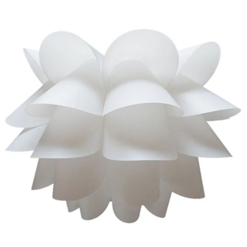 1pc paralume in plastica a forma di fiore di loto bianco per lampade da soffitto lampade a sospensione decorazioni per la casa accessori fai da te