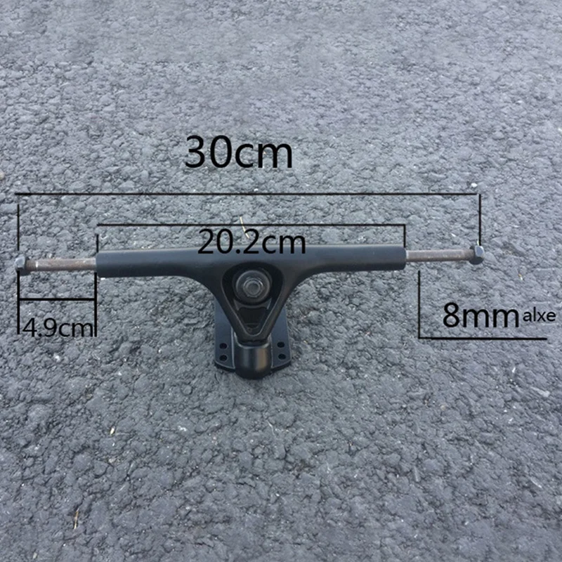 Top!-8 Inch Truck Skateboard Truck Accessory Bridge Bracket Hanger Trucks Skateboard Longboard Truck