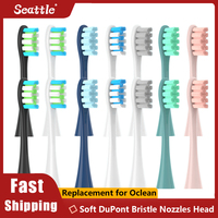 12PCS Replacement Brush Heads for Oclean X/ X PRO/ Z1/ F1/ One/ Air 2 /SE Sonic Electric Toothbrush DuPont Soft Bristle Nozzles