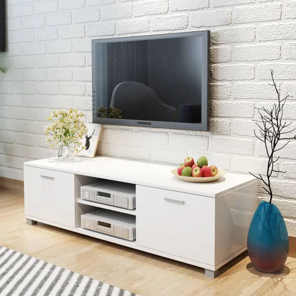 TV-Schrank Hochglanz-Wei? 140x40,5x35 cm