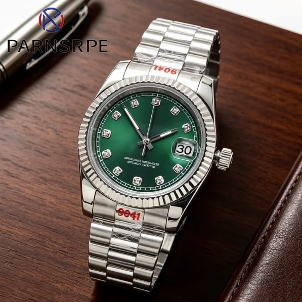 

Delicate Diamond dial 36/39mm Automatic Mechanical Luxury Watch wristwatch Waterproof Sapphire Fashion Design NH35 movement