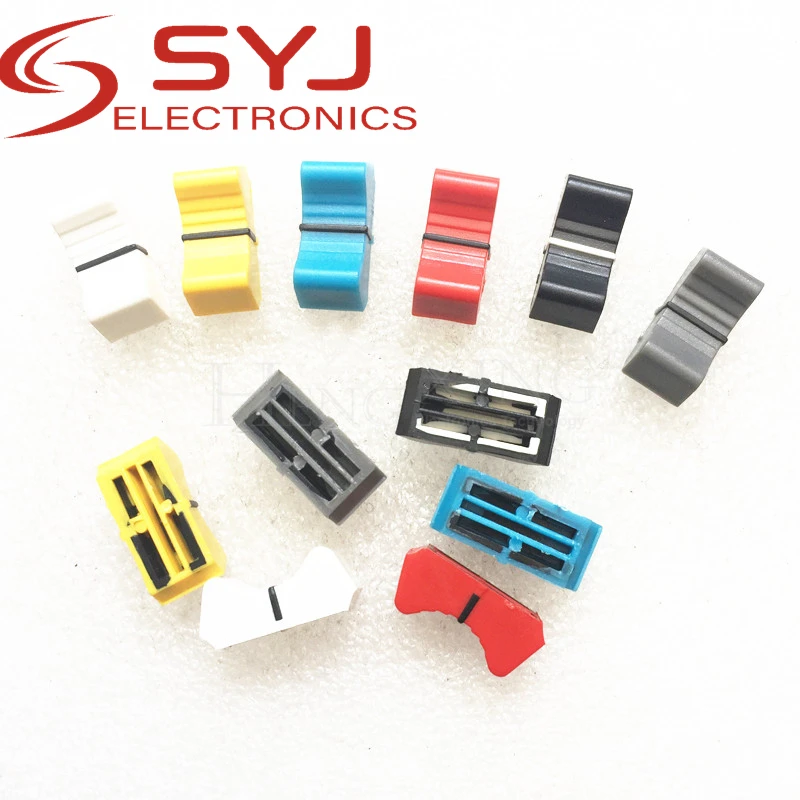 Capuchon de fader de mélangeur blanc, poignée en T, adapté pour Allen Soundcraft YAMAHA, 1 pièce