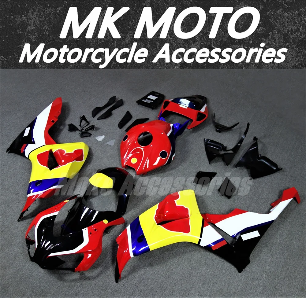 Kit de carenagens de motocicleta adequado para cbr1000rr 2006-2007 conjunto de carroceria de alta qualidade injeção abs vermelho amarelo touro