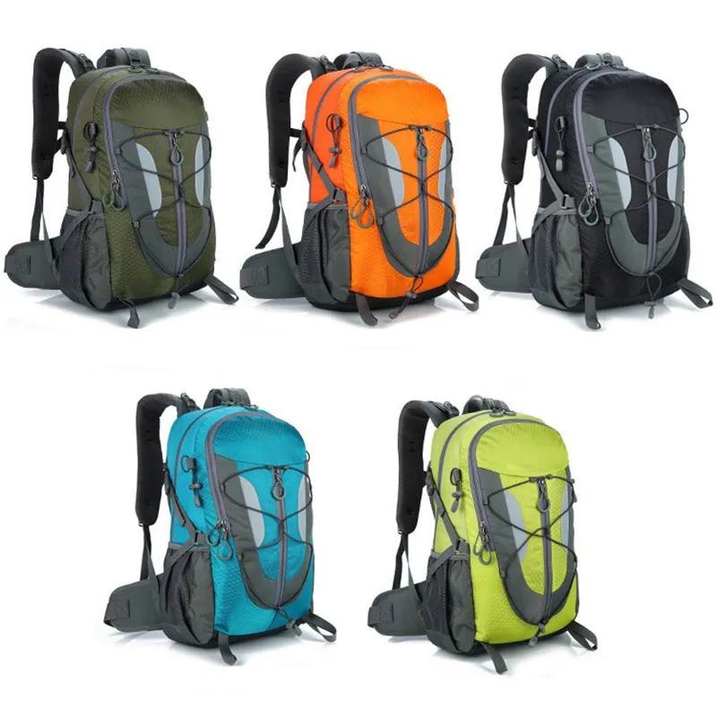 Mochila de Montañismo para exteriores, de gran capacidad Mochila deportiva, Simple y ligera, resistente al agua, para viajes al aire libre, novedad