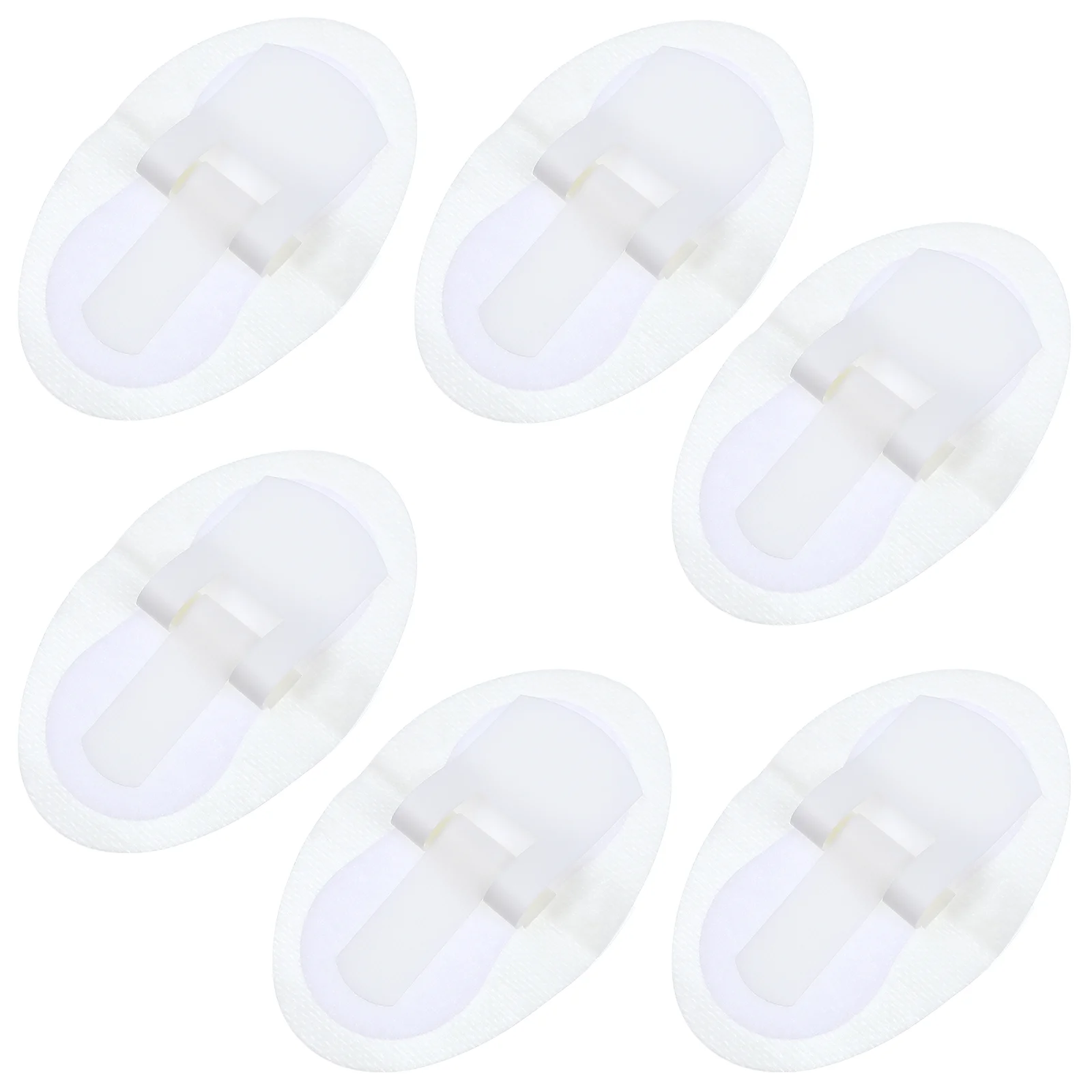 6 Pcs Urinary Tube Holder Adhesive Pad Catheter Fixation Nail Sticker Strap Fixing Device Nylon