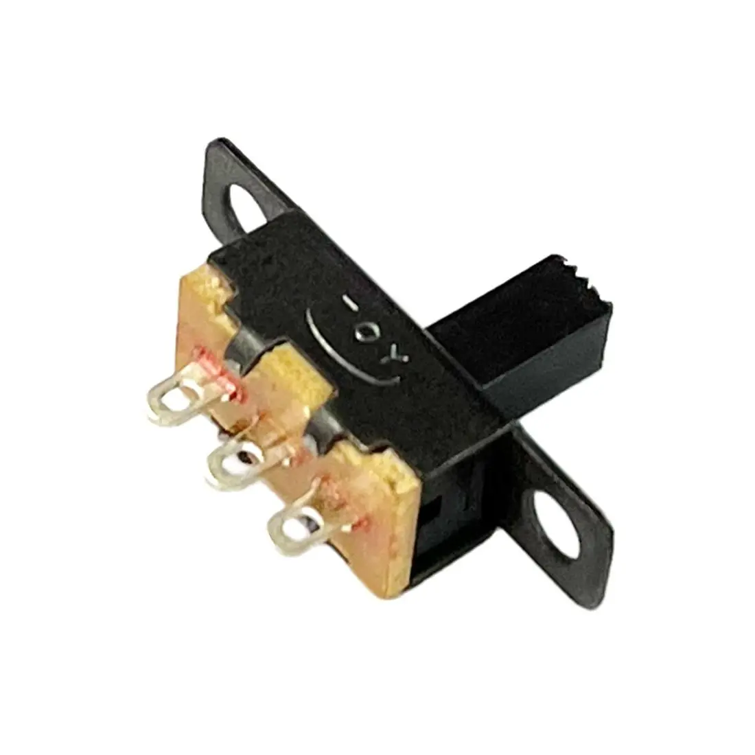 100 Buah On-Off Slide Switch Mounting Switch Mini Micro Electronic Switch 3 Pin 2 Posisi Tanayat Handle Switch