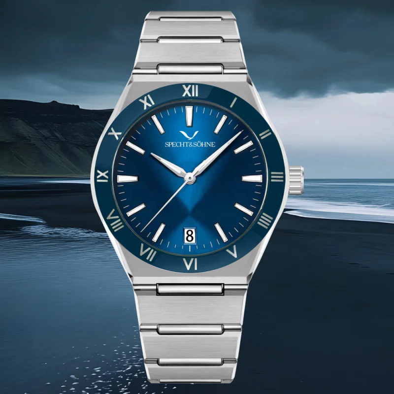 

2026 Luxury Specht & Söhne Men's Watches 38MM Japan Quartz Watch Sapphire Crystal Stainless Steel Watch Waterproof Men's Watch