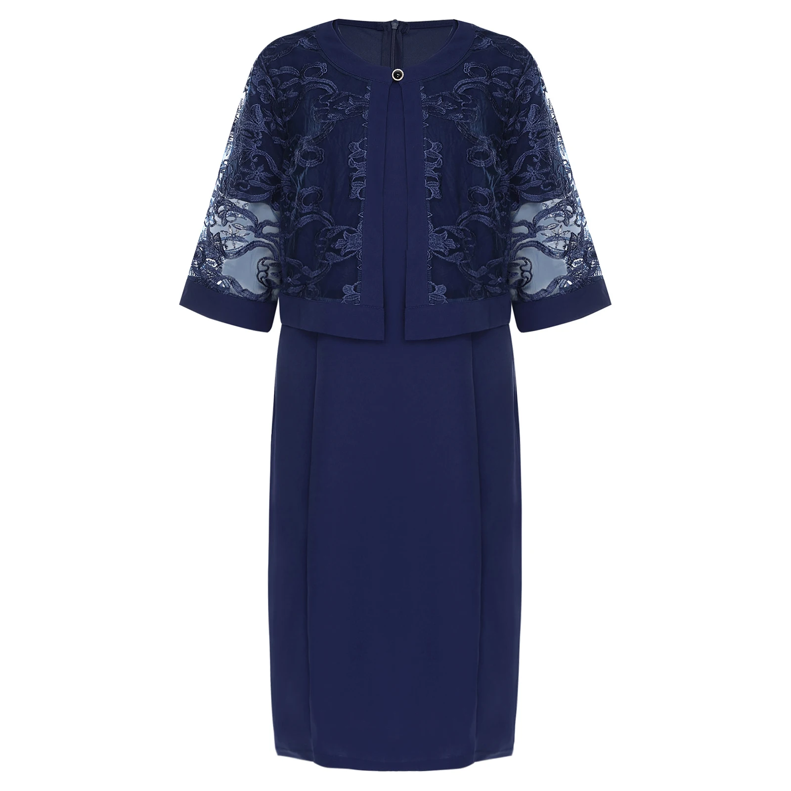 Women Evening Gown Elegant Mother Dresses Wrap Dress with Embroidery Cardigan Wedding Party Banquet Vestidos Robe De Soiree