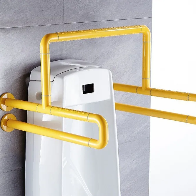 Disabled urinal handrail safety non-slip grab bar public toilet bathroom stainless steel for the elderly senior-friendly