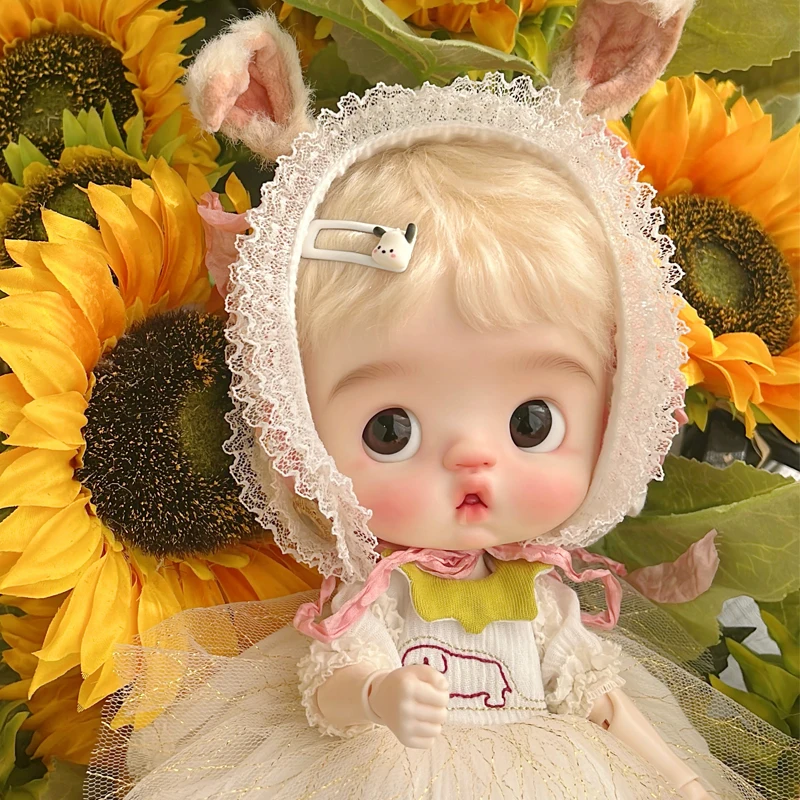 2023 New authentic bjd Baby 1/6 female bb big head Huff small Buco matrix sd joint resin handmade makeup free shipping