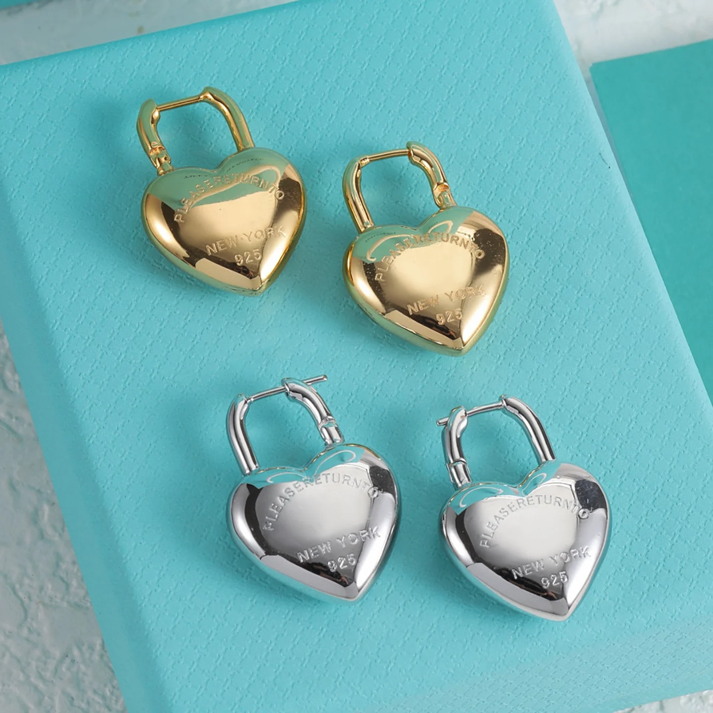 fashionable-lock-head-heart-shaped-earrings-for-women-original-design-silver-plated-jewelry-out-new-style-artificial-ge