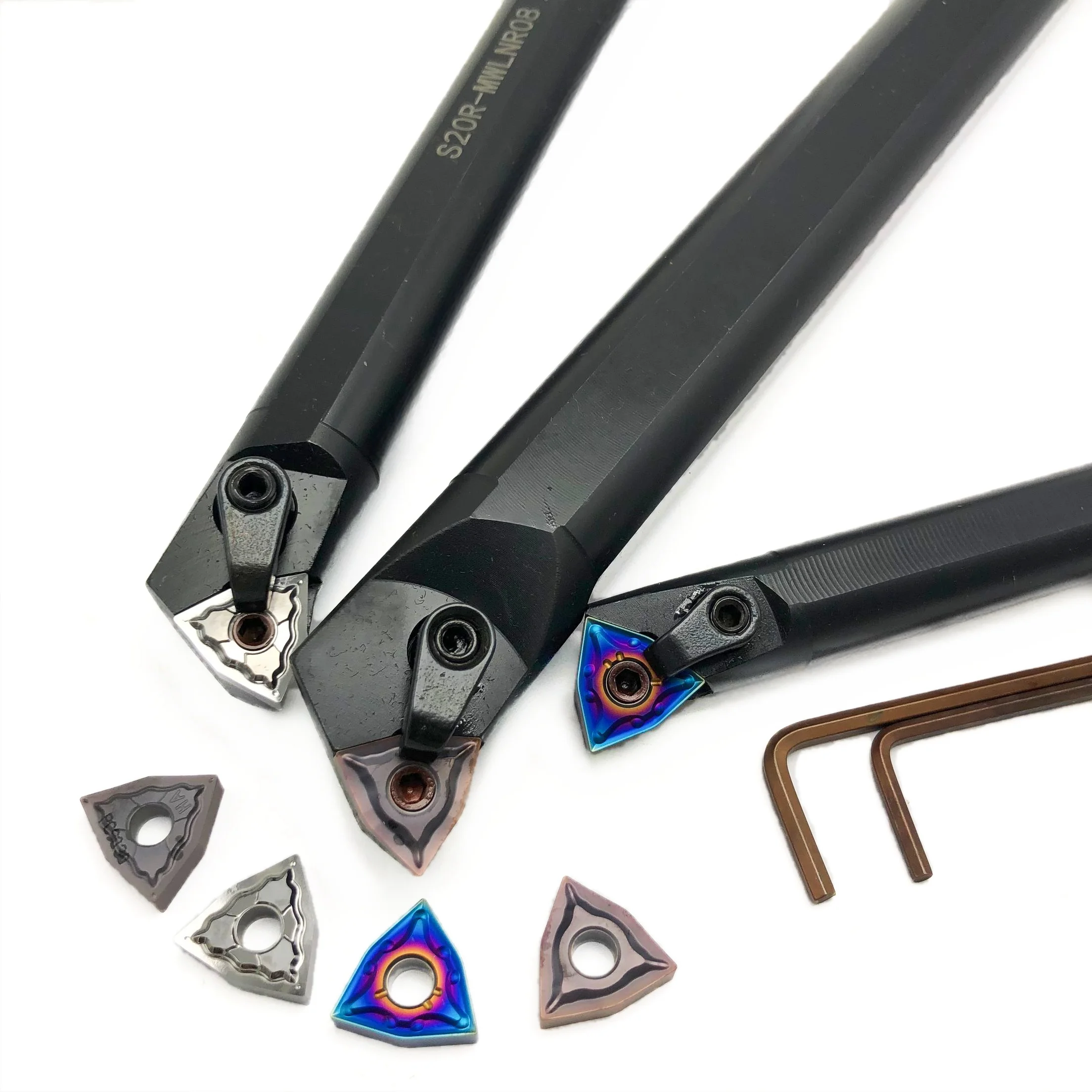 เครื่องตัด CNC S16Q-MWLNR08 S20R-MWLNR08 S20R S16Q S25S ภายในสำหรับ WNMG080404เครื่องกลึงเครื่องมือกลึงภายใน S25S-MWLNR08