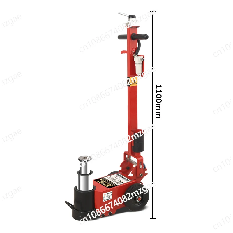 

Horizontal pneumatic jack 30t air lift heavy truck Single/double folding lever Overpressure protection Auto repair tool
