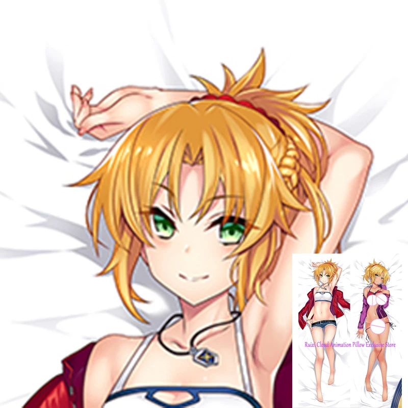 

Dakimakura Anime Mordred Double-sided Print Life-size Body Game Pillow Cover Bedding Gifts