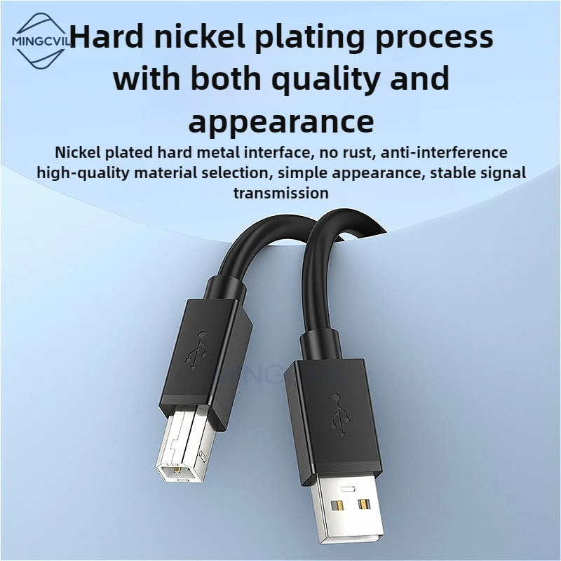 MINGCVIL USB High Speed 2.0 A To B Male Printer cable For Samsung Hp Epson Printer Cord usb printer cable - Image 5