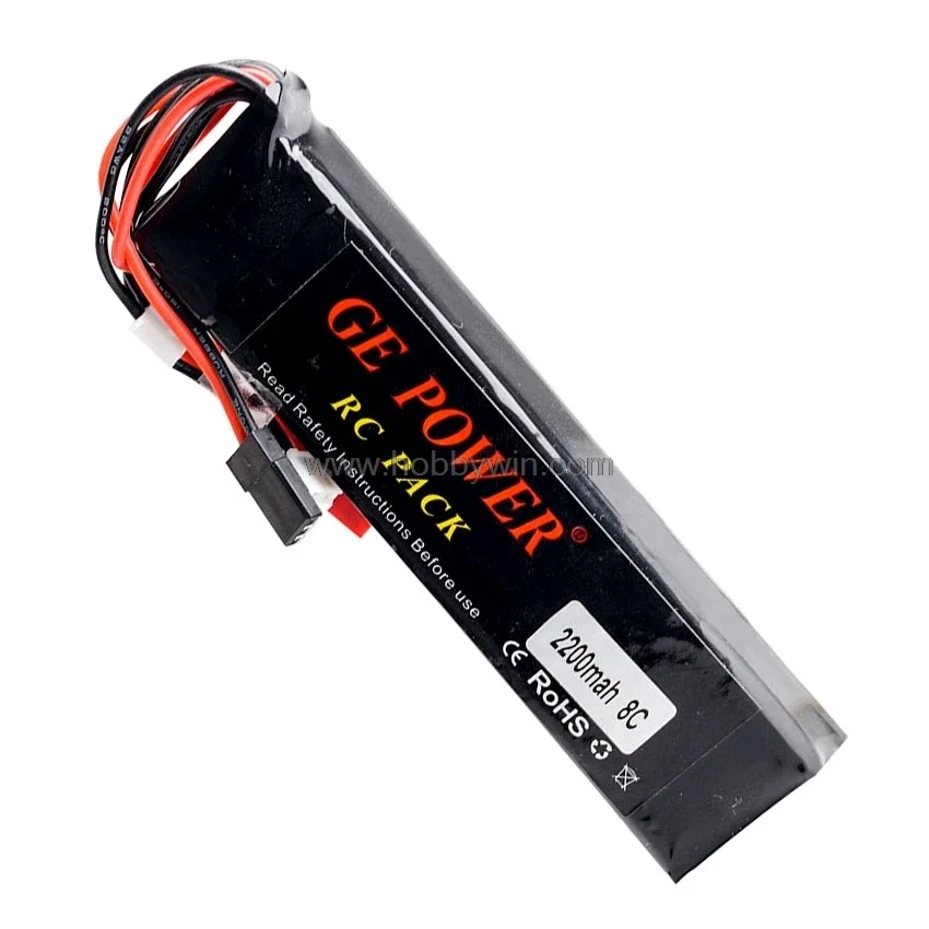 

11.1V 3S 2200mAh 8C LiPO Battery for WFLY 9CH AT9 AT10 AT90S Walkera Devo7 Radio Controller