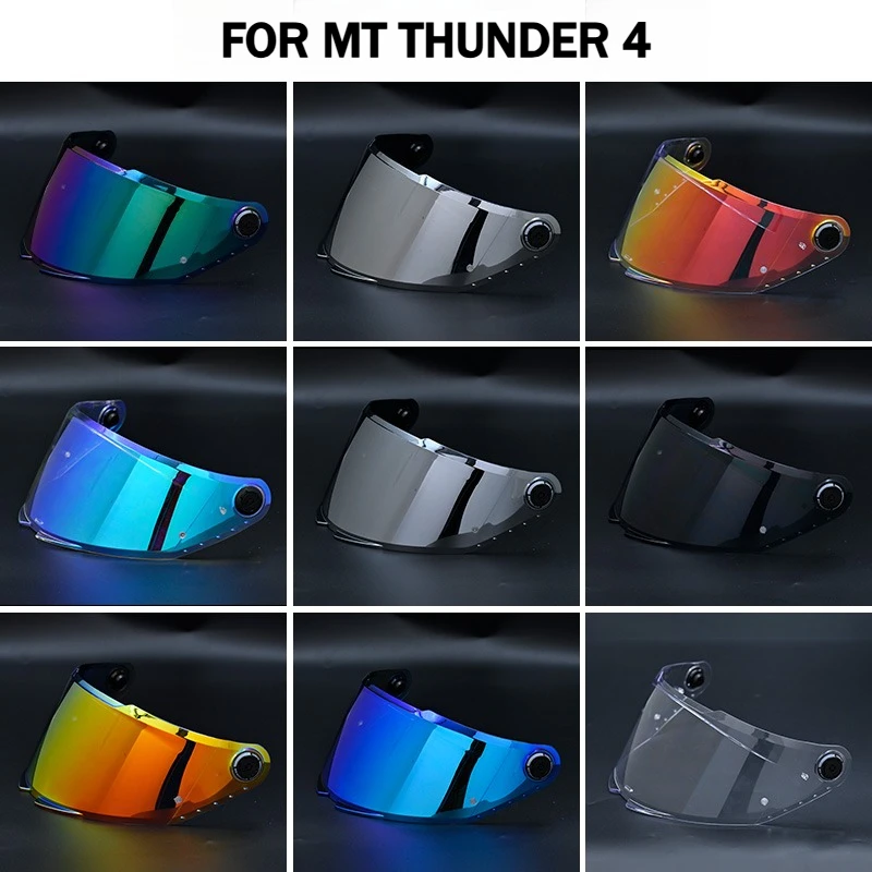 Helmet Visor for MT THUNDER 4 SV Helmet for MT-V-28B Replacement Helmet Face Shield Glasses Goggles Screen Helmet Accessories