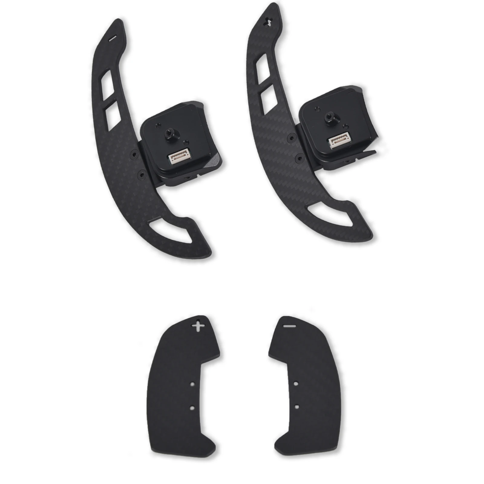 Magnetic Carbon Fiber Paddle Shifter for Audi R8 2015-2023 Steering Wheel Shift Paddles