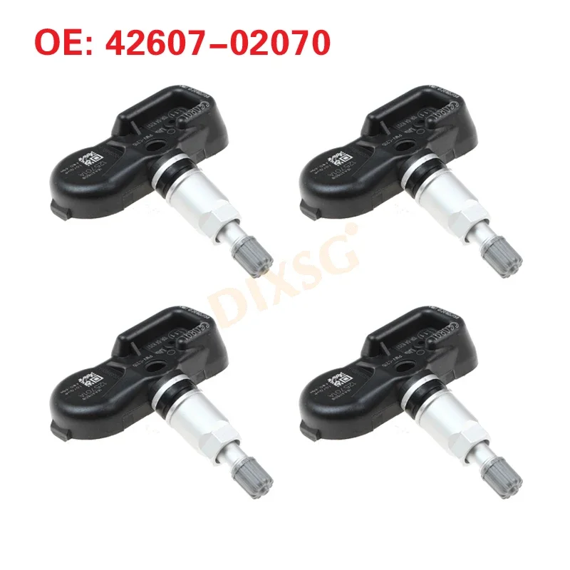 

4Pcs Tire Pressure Monitor Sensor 42607-02070 PMV-C215 For Toyota Camry Corolla Land Cruiser RAV4 Lexus ES LS Rx TPMS 4260702070
