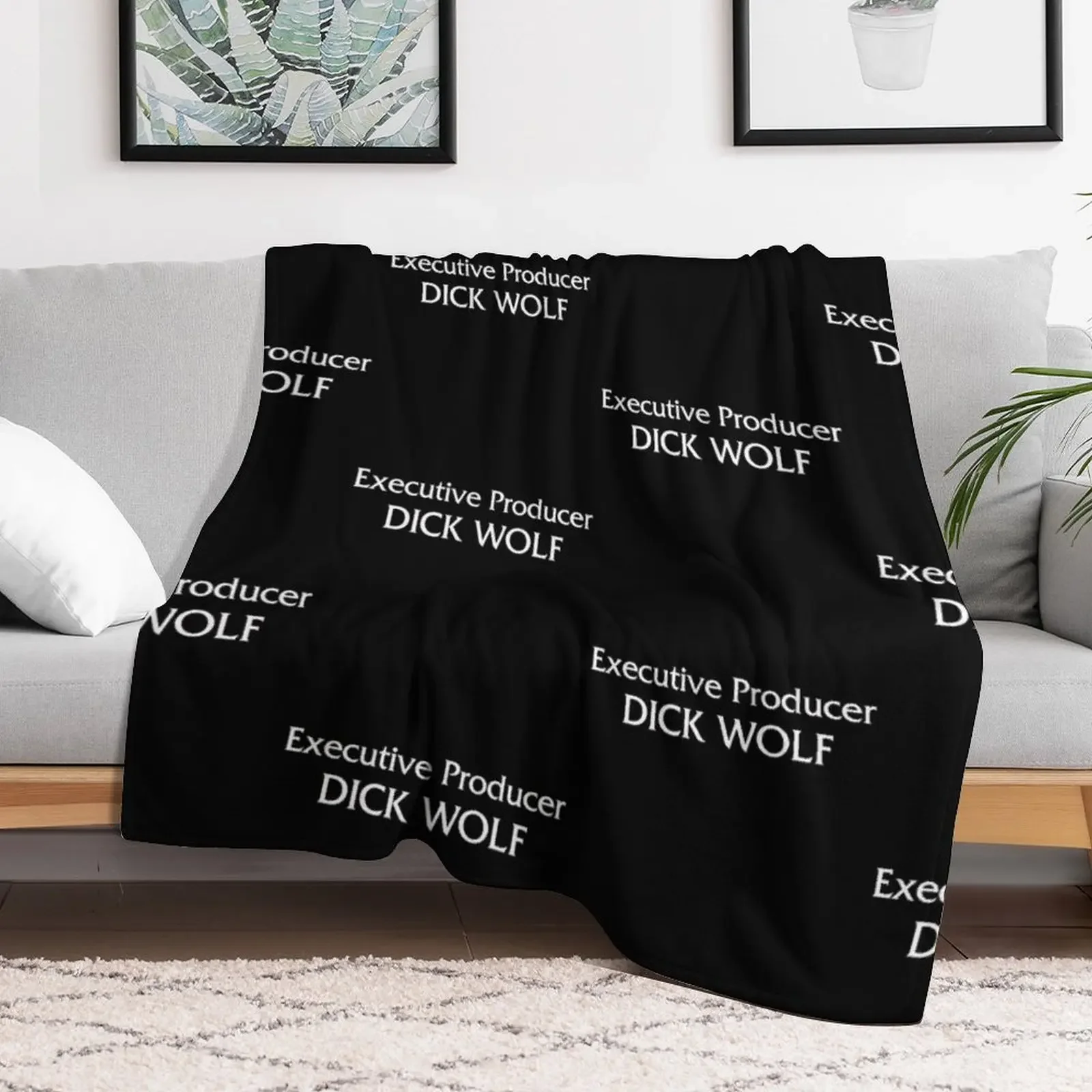 Executive Producer Dick Wolf Throw Blanket christmas gifts Flannel Fabric Decorative Sofa Blankets