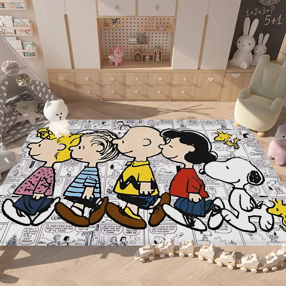Cute Dog S-Snoopy Kitchen Mat Cheaper Anti-slip Modern Living Room Balcony Printed Modern Home Decor view 2