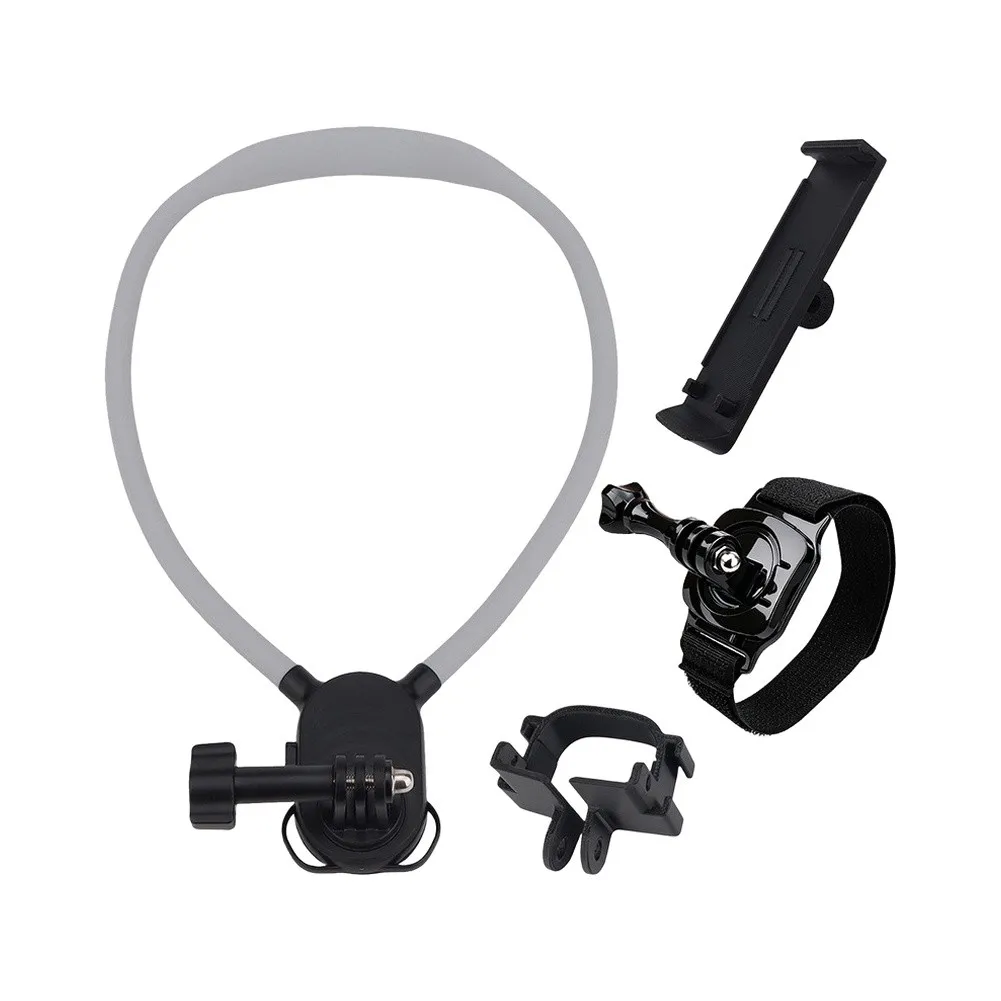 35*20*8cm Camera Neck Strap Wrist Mount For Insta360 Luna Ultra= ABS Secure First-Person POV Holder Black
