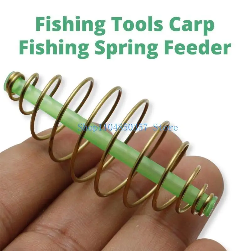

652F 10pcs Coil Inline Method Feeder Fishing Spring Feeder Fishing Tackle Accessories Fishing Tool Baits Thrower Feeder