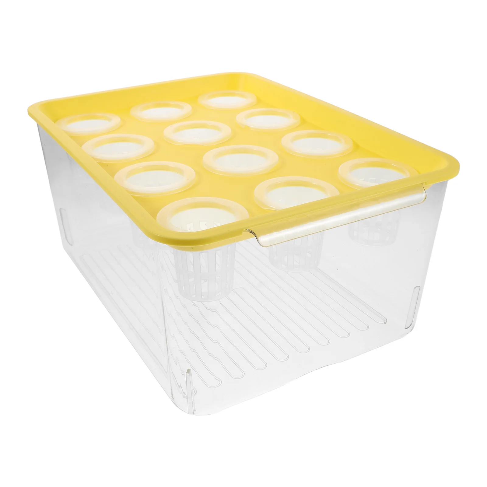 

Ecological Goldfish Tank With Lid Integrated Hydroponic Herb Garden Self-Sustaining Aquaponics Fish Tank For Home Office Decor