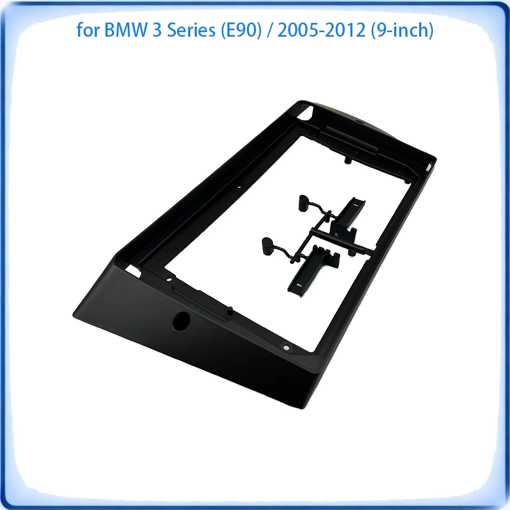 Car Radio Fascia Frame For BMW 3 Series E90 E91 E92 E93 2005-2012 9 inch With Canbus Decoder & Wiring Harness Car Accessories