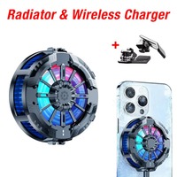 Radiator & Wireless Caharger Game Phone Magnetic Chargings Station Cooler Fan for iPhone Samsung Xiaomi Mobile Game Accessories