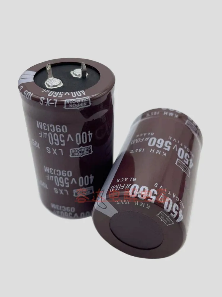 New original 400V560UF electrolytic capacitor Japan black gold steel 450v560uf welding machine 30X50