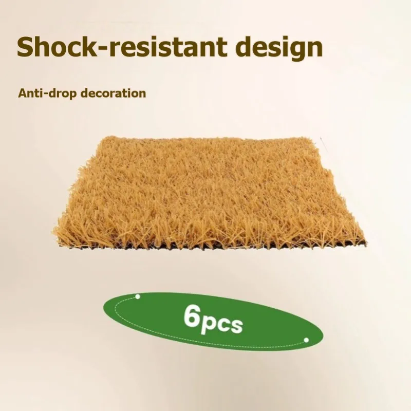 

【LAST CHANCE】Коробка для гнезд из искусственной травы - 6 шт. Коврик для гнездования курицы из кокосового волокна - моющийся коврик 30X30 см для яичных курей