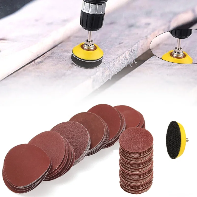 polegada 25 mm lixar discos almofada 1003000 grit abrasivo polimento almofada kit para dremel ferramenta rotativa lixa acessorios 100 pecas 01