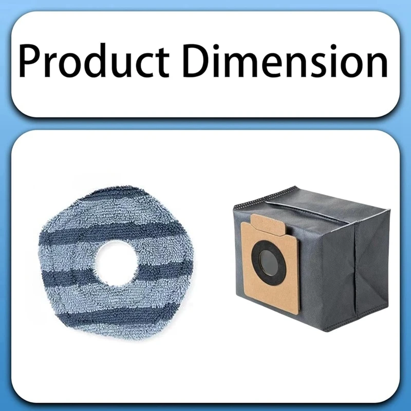 ل Eufy X10 Pro Omni Cleaner جهاز آلي لتنظيف الأتربة ممسحة القماش منصات أكياس الغبار الملحقات